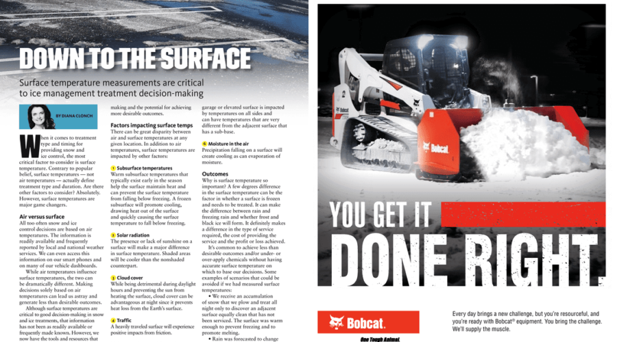 Down to the surface