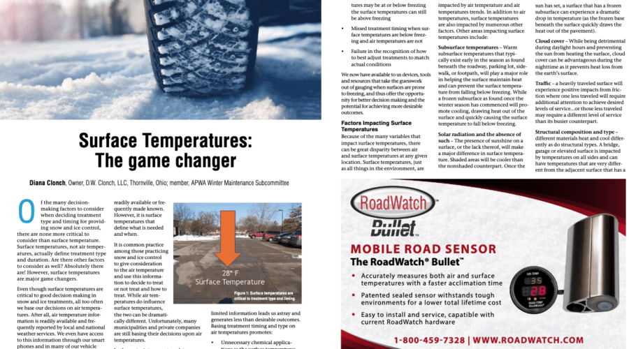 Surface Temperatures: The game changer